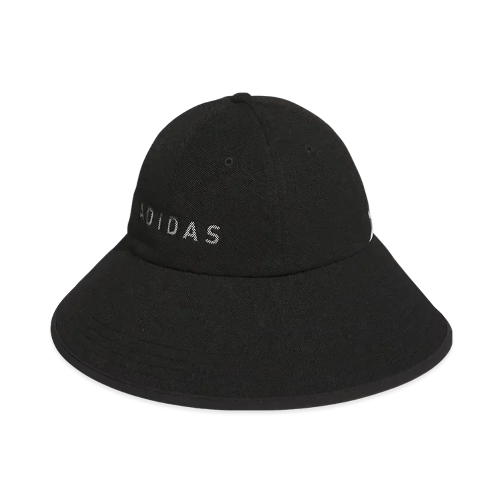 adidas Linear Logo Wide Brim Cap "Black"