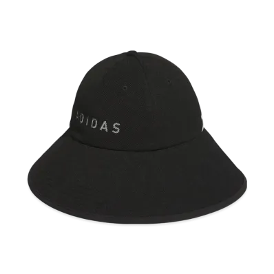 adidas Linear Logo Wide Brim Cap "Black"