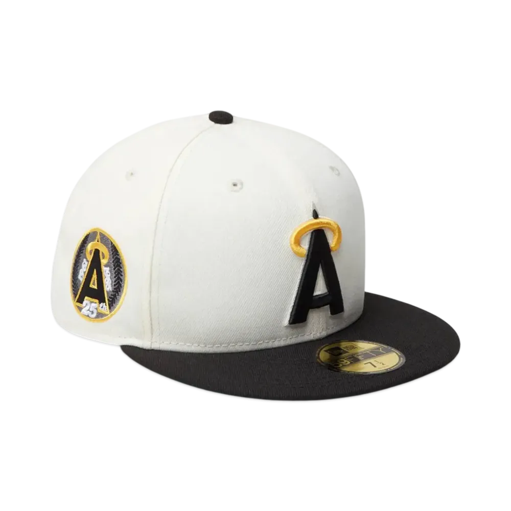 NEW ERA 59Fifty MLB Cooperstown 2-Tone California Angels "Chrome/Black"