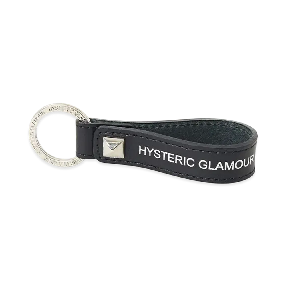 HYSTERIC GLAMOUR Woman On Skull Pt Keychain "Black"