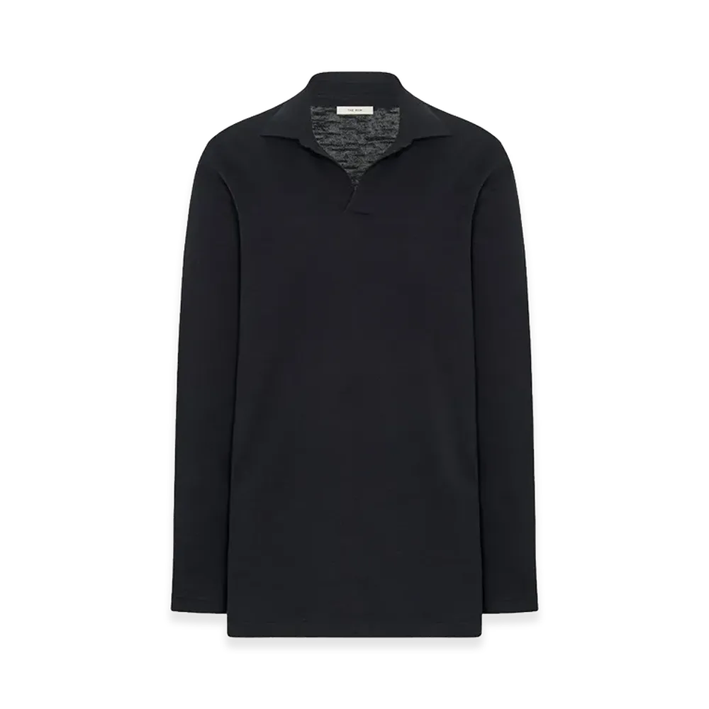 The Row Women's Niosa Cotton and Linen Tops "Black"