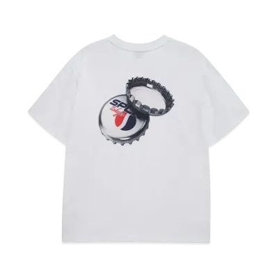 SPLR Bottle Cap Tee "White"