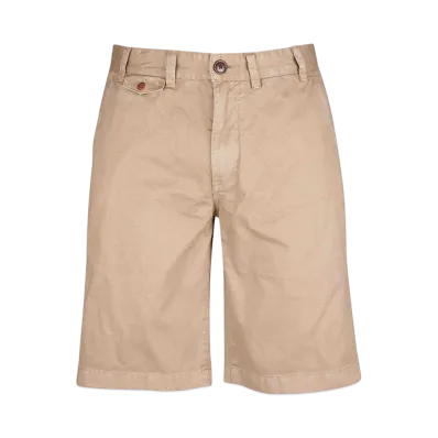 Barbour Neuston Cotton Shorts "L Beige"