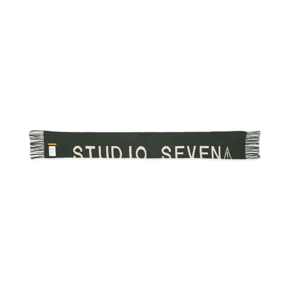 STUDIO SEVEN Knit Scarf "GREEN"