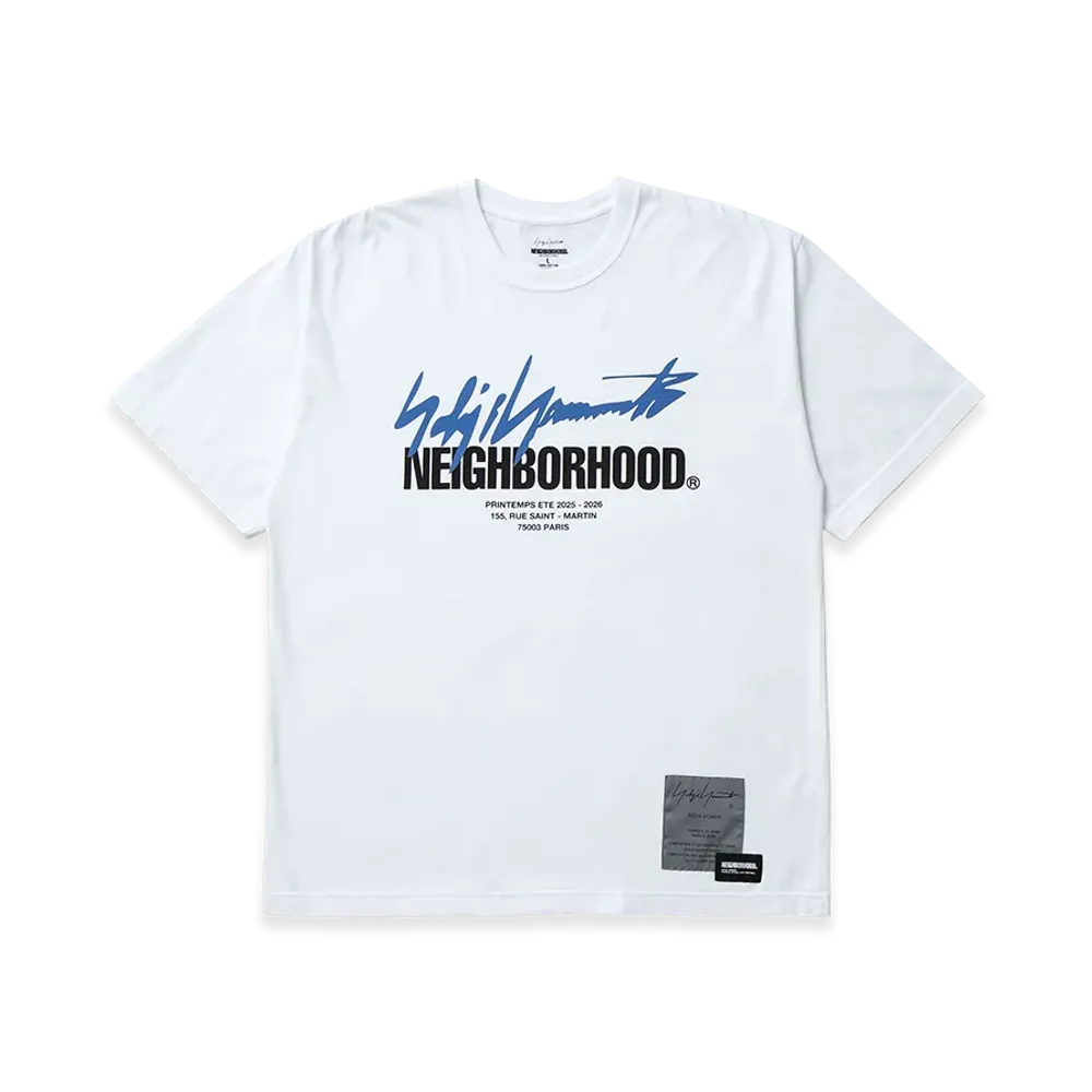 NEIGHBORHOOD x Yohji Yamamoto POUR HOMME Tee SS-2 "White"