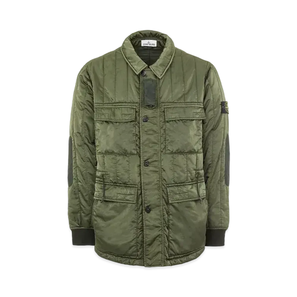 Stone Island 43521 NYLON RASO QUILTED-TC "Sage Green"