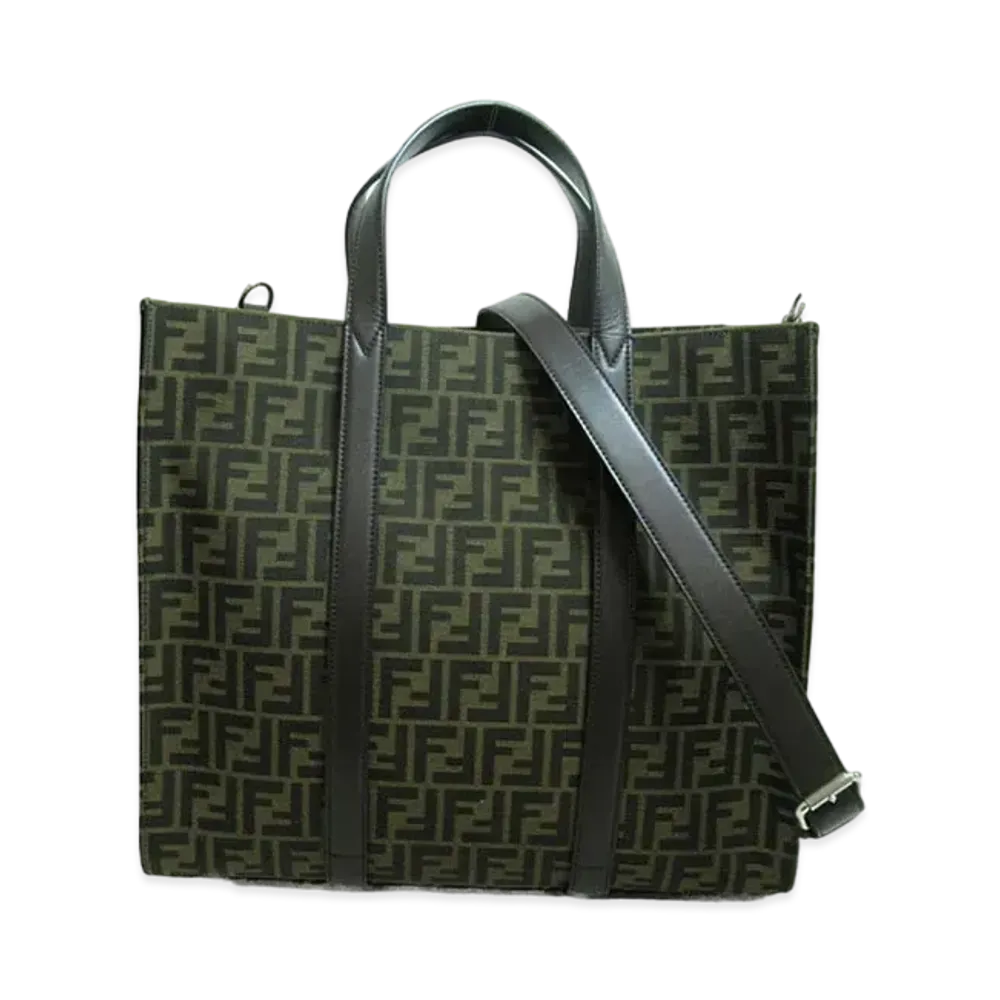 FENDI Zucca Tote Bag "Brown"