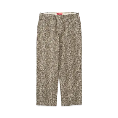 Supreme Chino Pant (25FW) "Leopard"