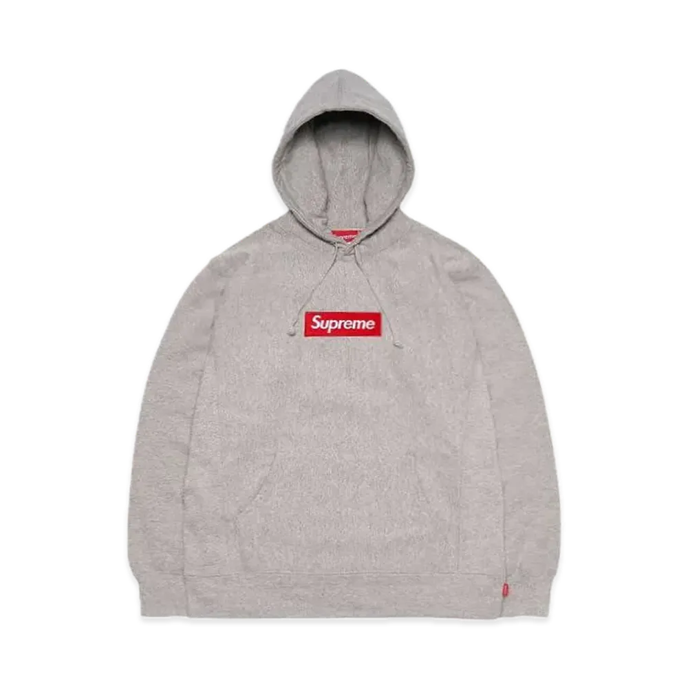 Supreme Box Logo Hooded Sweatshirt "Heather Grey" (16FW)