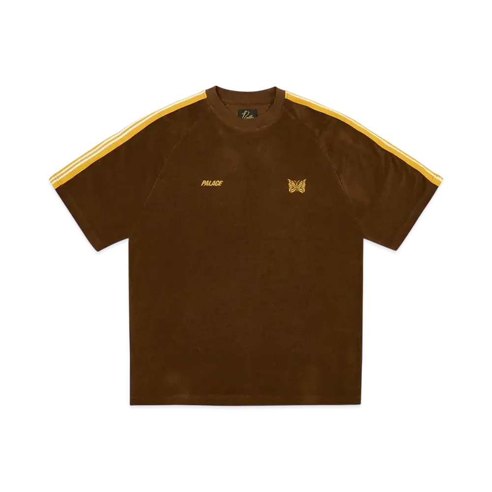 PALACE x NEEDLES T-Shirt "Brown"