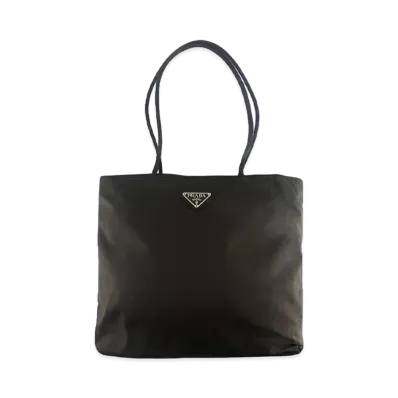 PRADA Nylon Tote Bag "Black"
