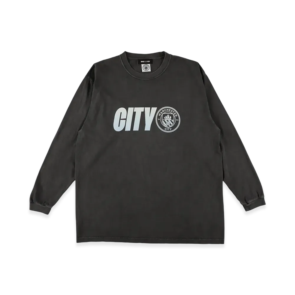 WIND AND SEA Man City LS Tee "Black"