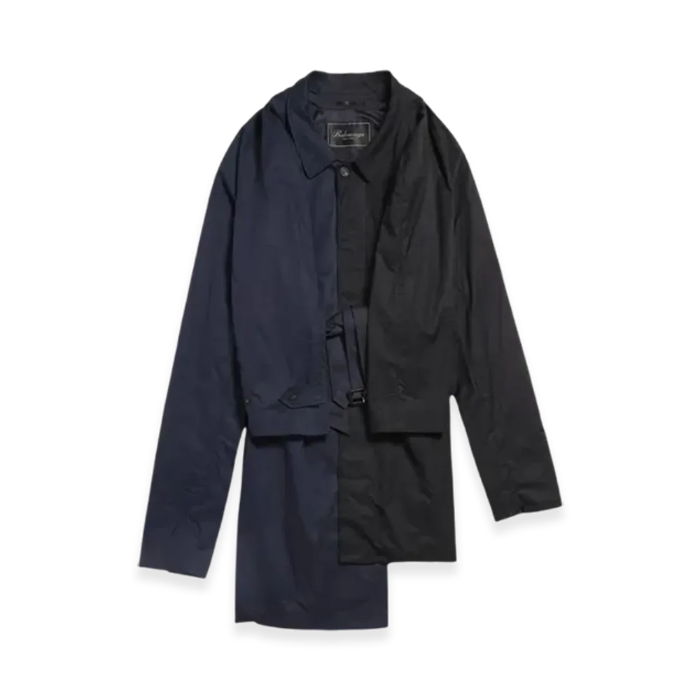 BALENCIAGA Women's Double Sleeve Car Coat "Black"