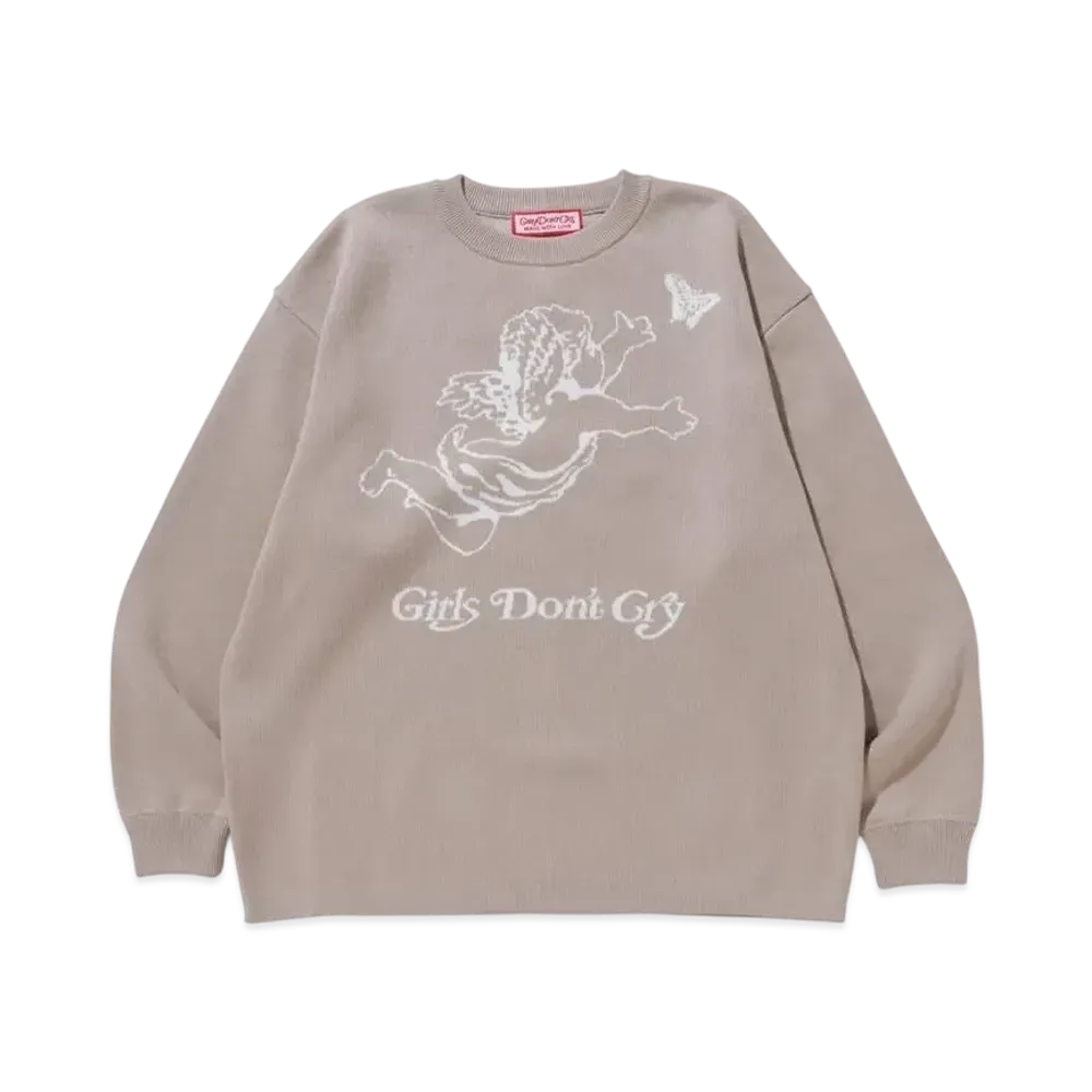 Girls Don't Cry Angel Knit "Beige" / VERDY