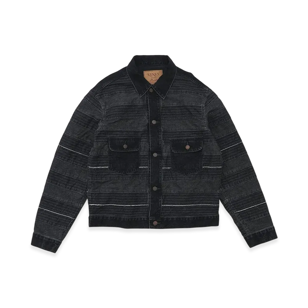 HYSTERIC GLAMOUR Hysteric Bootleg / Scratch Denim Jacket "Black"