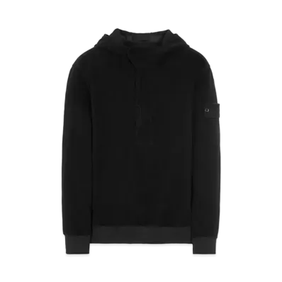 Stone Island 667F3 COTTON NYLON MOLESKIN-TC_GHOST PIECE "Black"