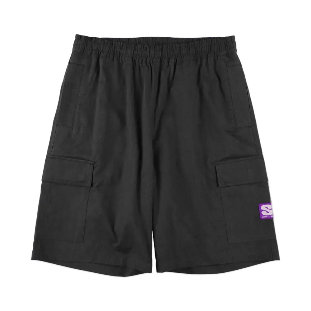 WIND AND SEA Dusty Field Cargo Short "Black"