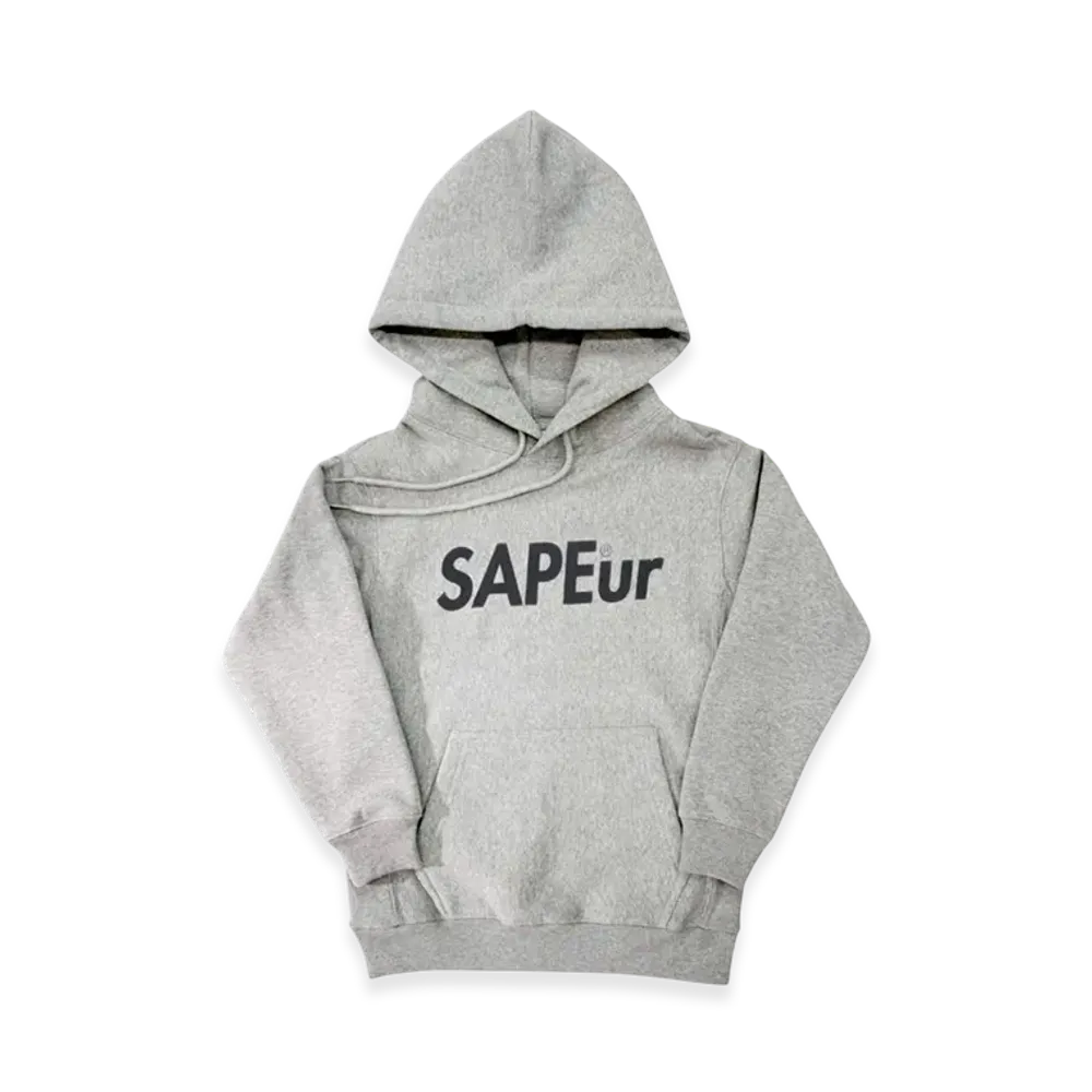 SAPEur Kid's Logo Sweat Hoodie "Gray"
