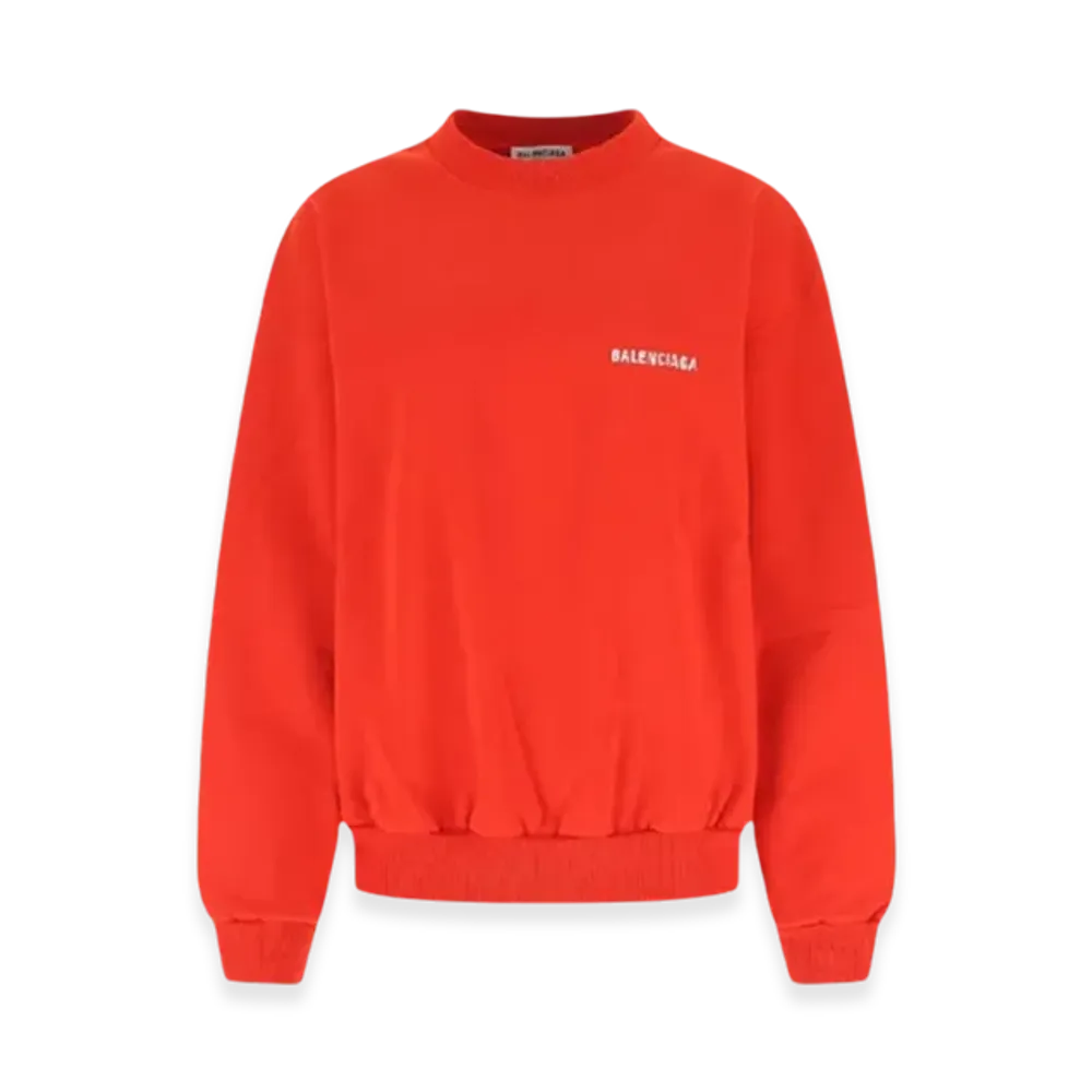 BALENCIAGA Regular Fit Sweatshirt "Red"