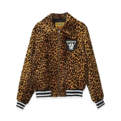 HYSTERIC GLAMOUR Woman Pirate Patch Blouson "Brown"