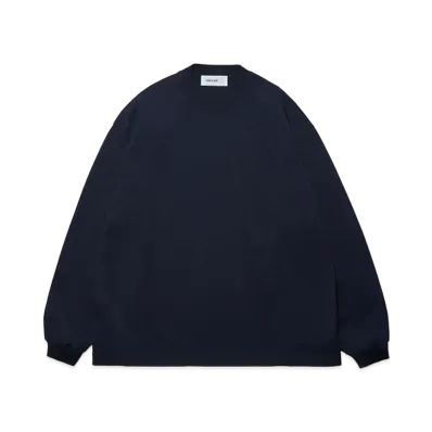 everyone Cotton Long Sleeve T-shirt "Navy"