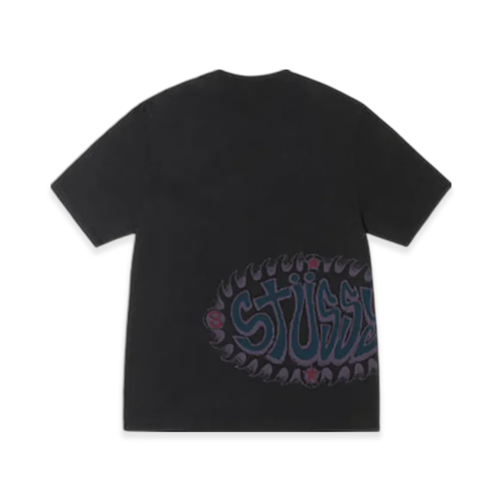 Stussy Wave Oval Tee Pigment Dyed "Black"