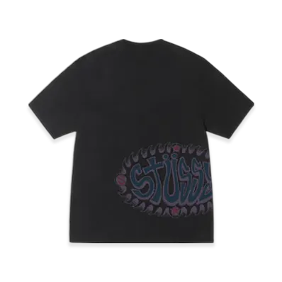 Stussy Wave Oval Tee Pigment Dyed "Black"