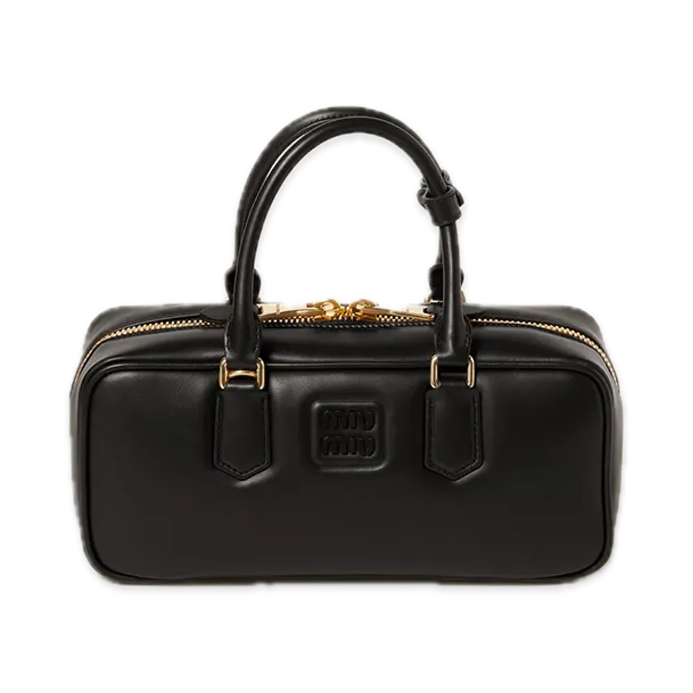 MIU MIU Arcadie Leather Bag "Black"
