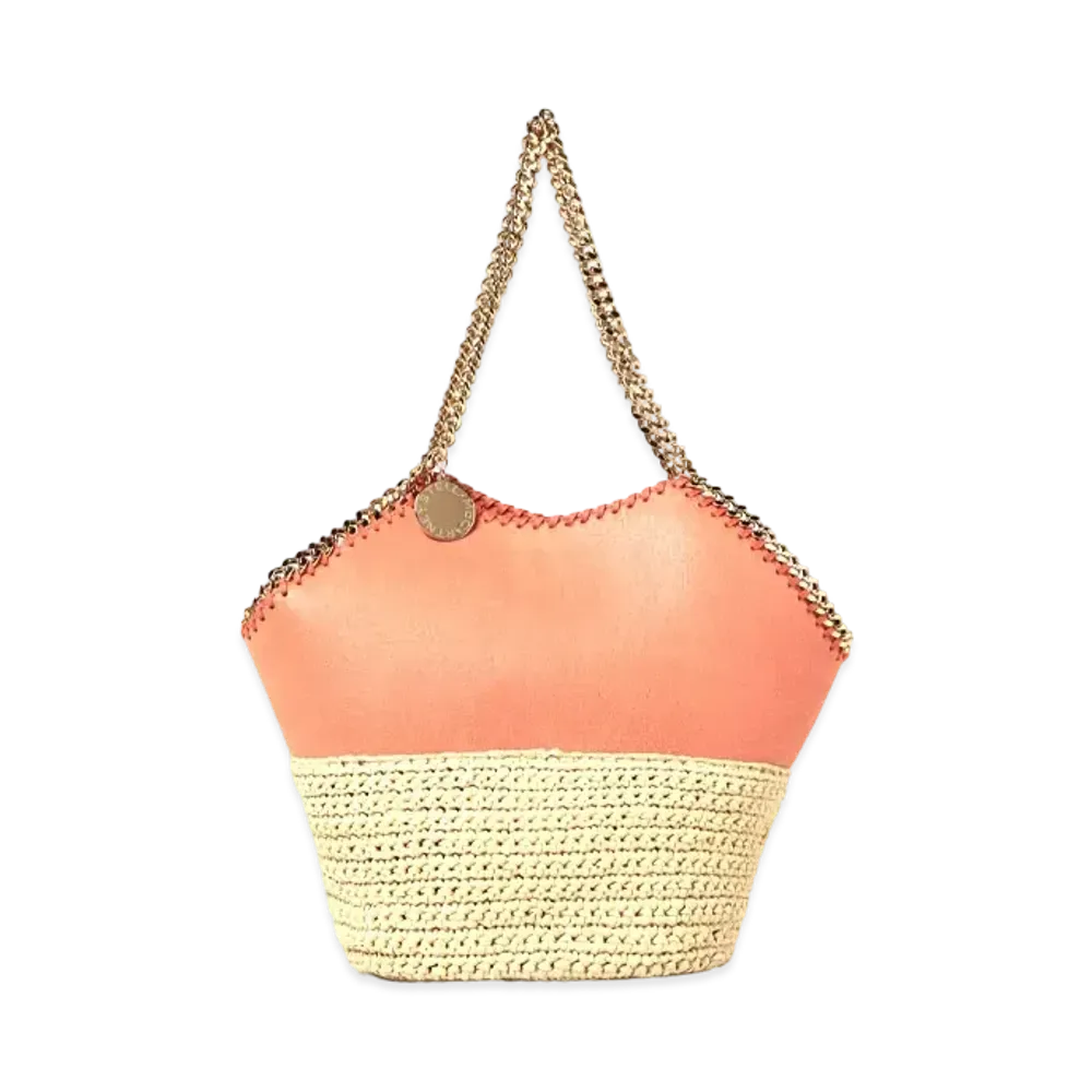 STELLA McCARTNEY Farabella Lafia Medium Tote "Bright Orange"