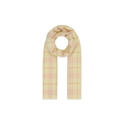Burberry Women's Embroidered Cashmere Scarf "Beige"