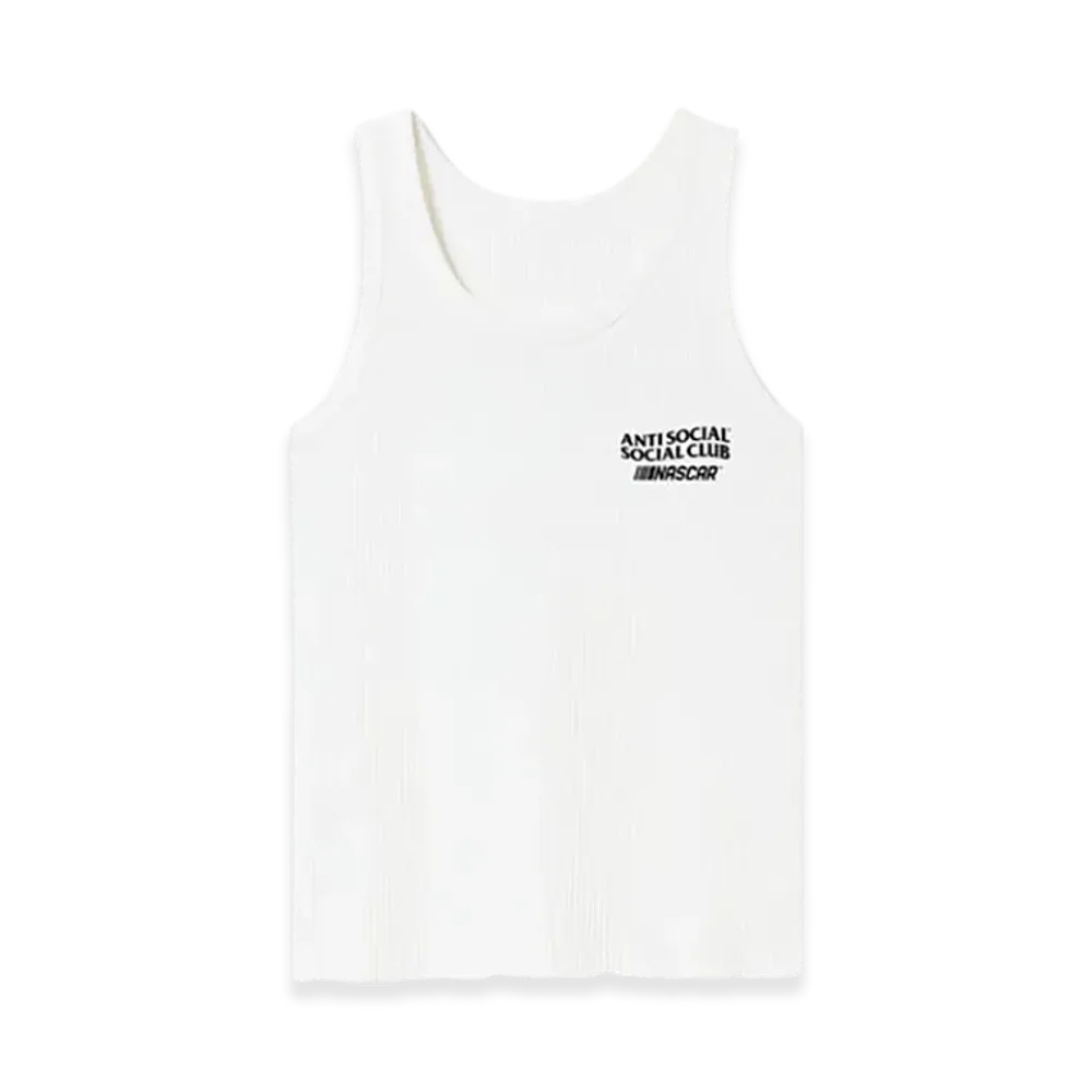 ANTI SOCIAL SOCIAL CLUB x NASCAR Too Tough To Tame Tank Top "White"