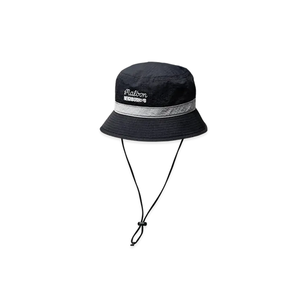NEIGHBORHOOD x Malbon Golf Bucket Hat "Black"