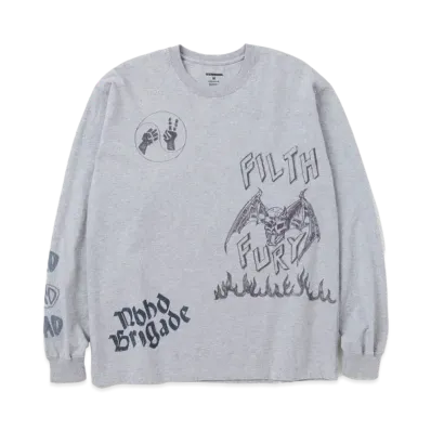 NEIGHBORHOOD NH . Tee LS-17 "Gray"