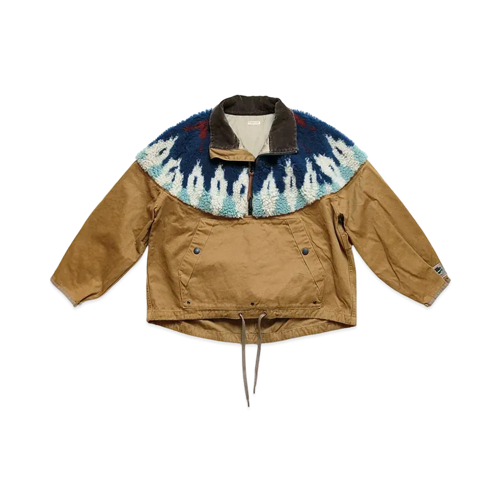 KAPITAL CHINO x BOA-FLEECE NORDIC ANOLAK "Camel"