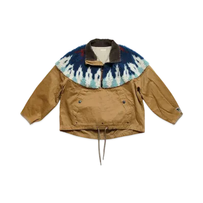 KAPITAL CHINO x BOA-FLEECE NORDIC ANOLAK "Camel"