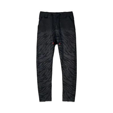 TAIGALIONA DENIM JODPURS TROUZERS (TIGER CAMO) "BLACK"