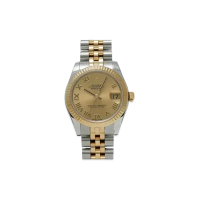 ROLEX Datejust "Champagne Roman/Stainless Steel/Yellow Gold"