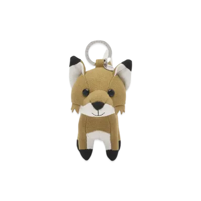 Maison Kitsune Fox Bag Charm "Chesnut"