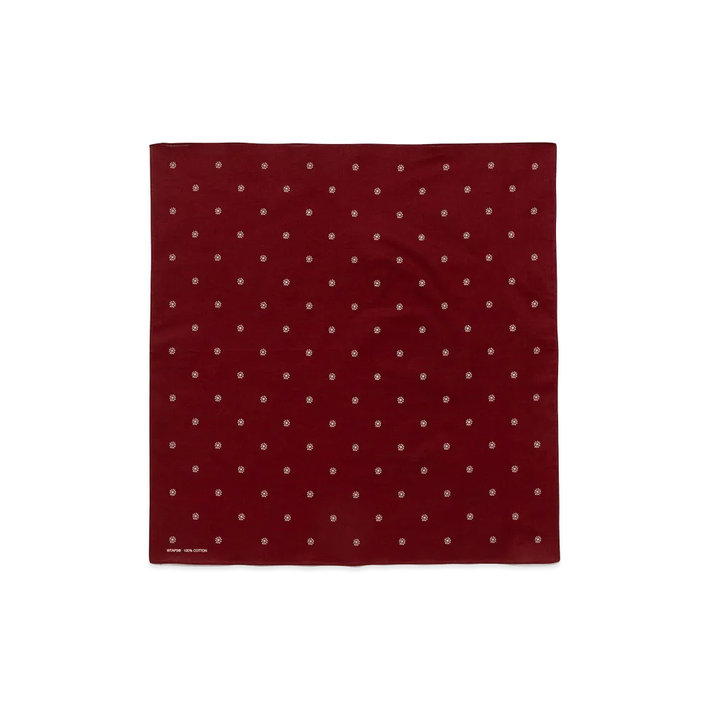 WTAPS Bandaria / Bandana / Cotton "Burgundy"