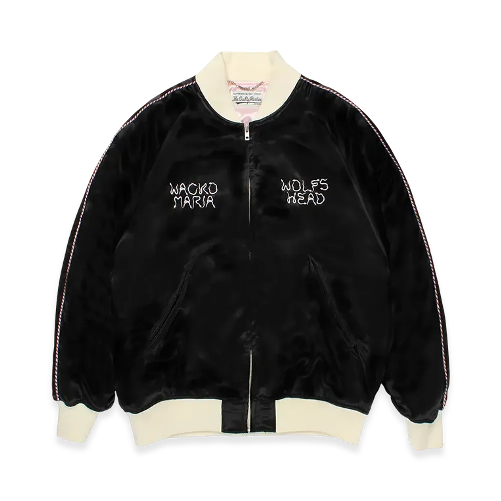 WACKO MARIA x Wolf's Head Souvenir Jacket "Black"