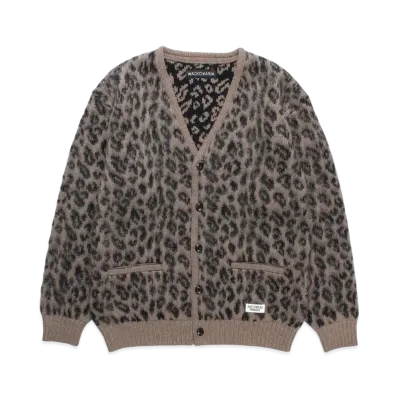 WACKO MARIA Heavy Mohair Knit Cardigan "Brown"