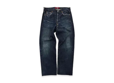 eYe JUNYA WATANABE MAN x LEVI'S x BerBerJin 501XX 1942 Jeans Transfer Printed Pants "Indigo"