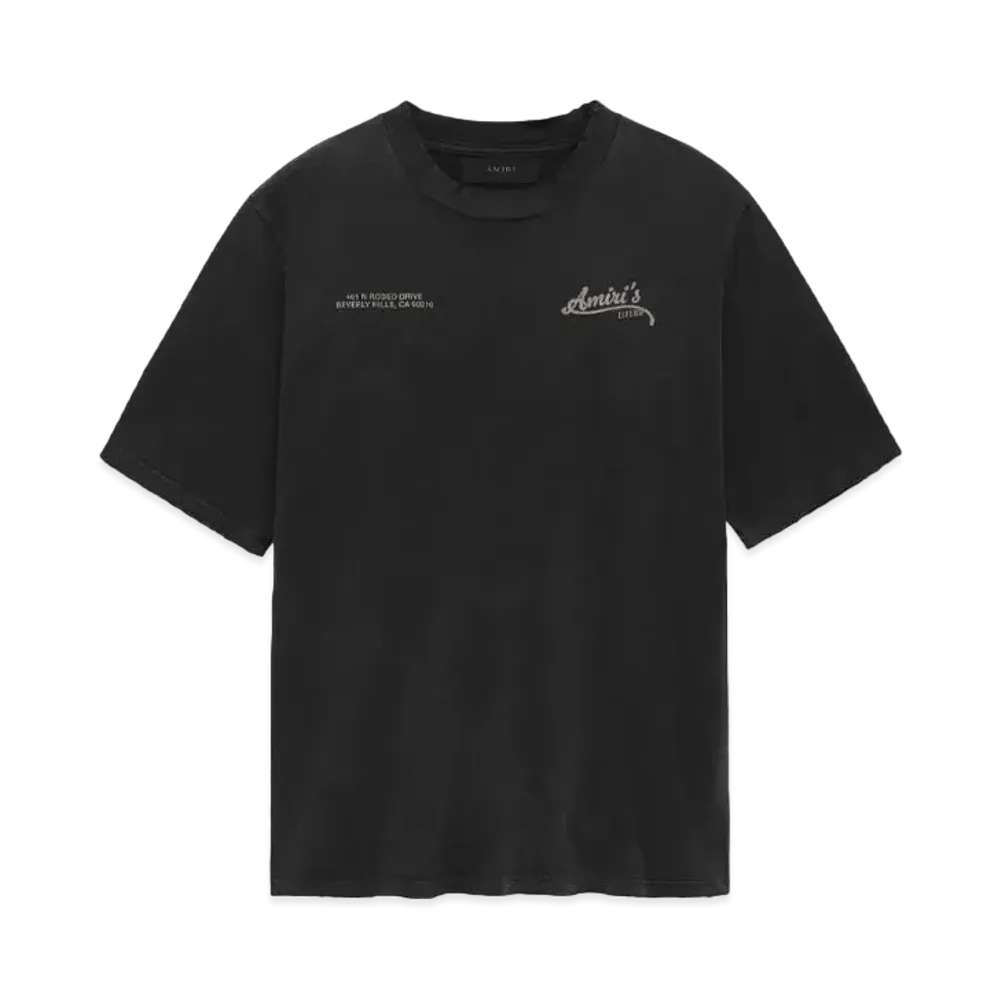 AMIRI Cinemas Vintage Tee "Black"