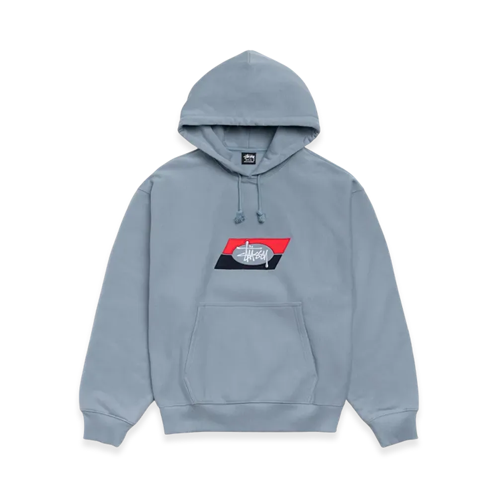 Stussy Double Stripe Hoodie "Slate"