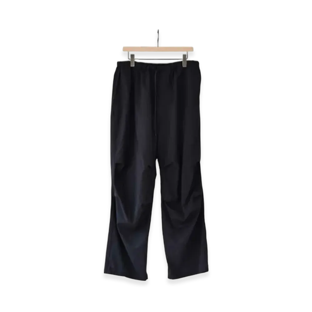 COMOLI Wool Knee Tuck Pants "Stripe"