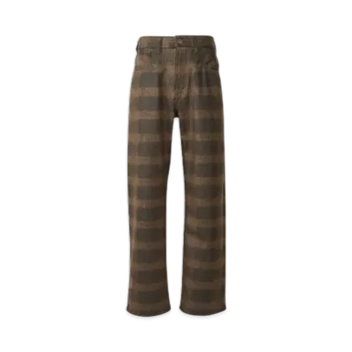 HYSTERIC GLAMOUR Loose Straight Pants "Brown"