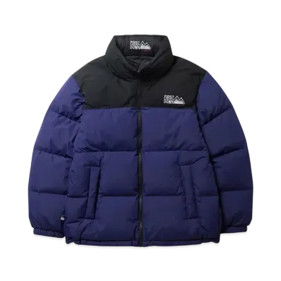 FIRST DOWN Bubble Down Jkt Microft "Navy"
