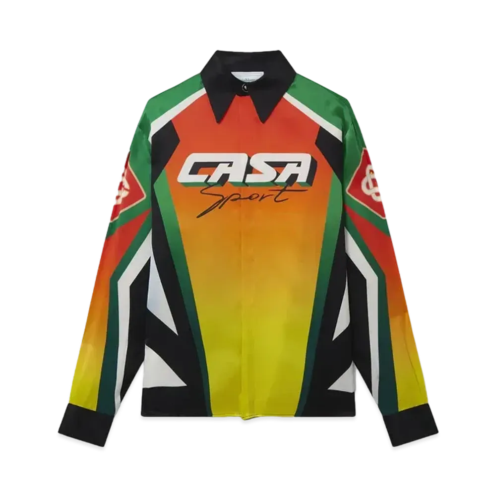 Casablanca Casa Moto Sport Silk Shirt "Multi"