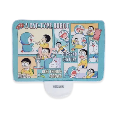 BANDAI "Ichiban Kuji" -Doraemon ~ Always with you ~- B Prize Art Blanket