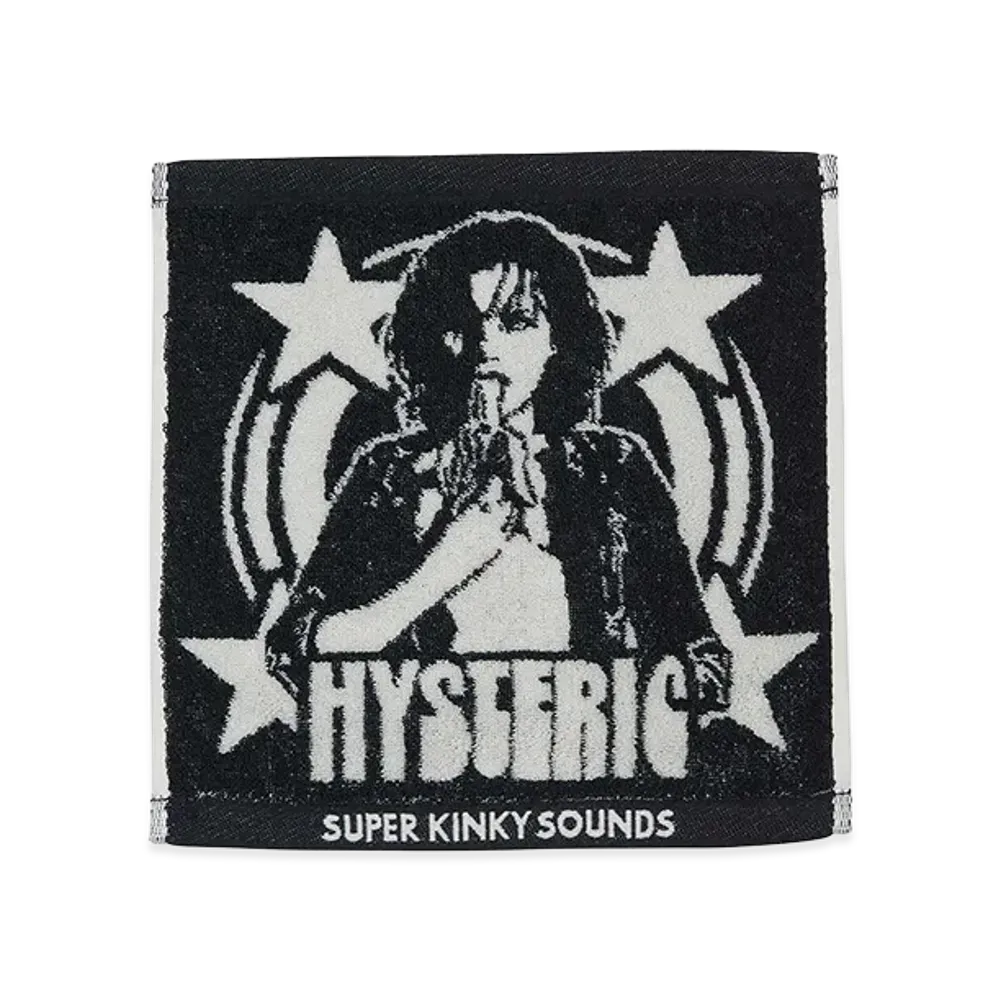 HYSTERIC GLAMOUR Woman Banana Towel Handkerchief "Black"